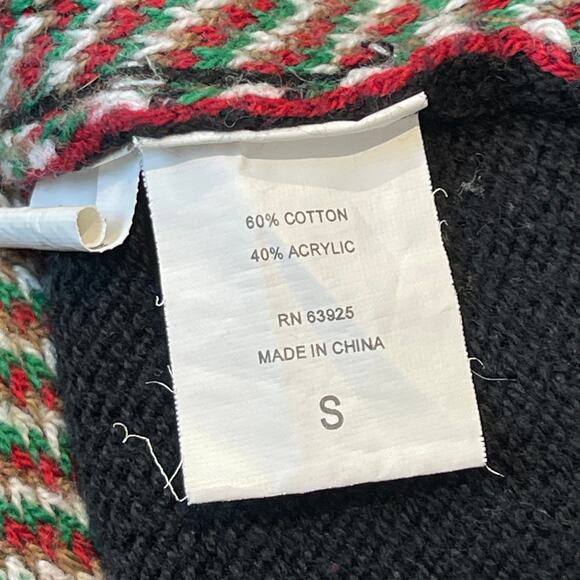 Santa's Little Helper Sassy Baby Reindeer Light Up Ugly Christmas Sweater Size S - Picture 4 of 4